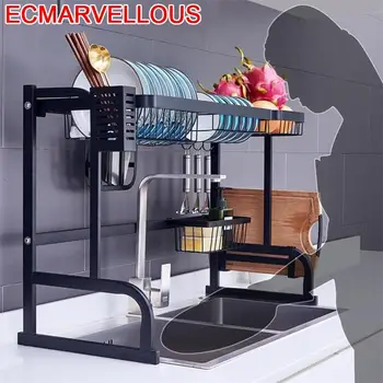 

Storage Nevera Rangement Afdruiprek Accessories Organizer Stainless Steel Cuisine Cocina Organizador Mutfak Cozinha Kitchen Rack