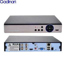 GADINAN 5в1 AHD 4CH 5MP HD DVR H.264 Домашняя сеть видео рекордер поддержка ONVIF для AHD TVI CVI аналоговая IP камера система безопасности