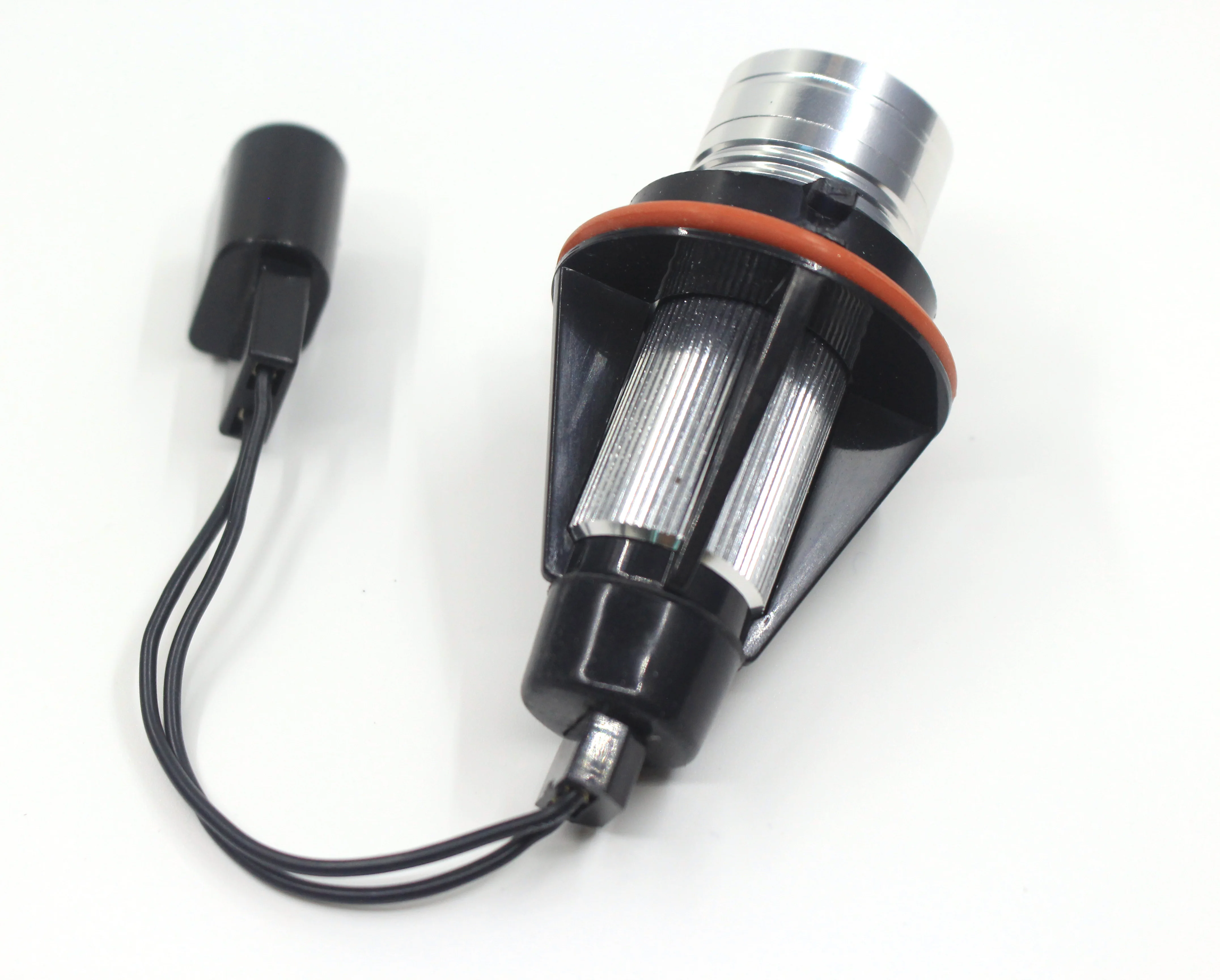 2 шт. Angel Eye E39 5W светодиодный фонарь для автомобиля, декоративные фары, белый 6000K светодиодный светильник
