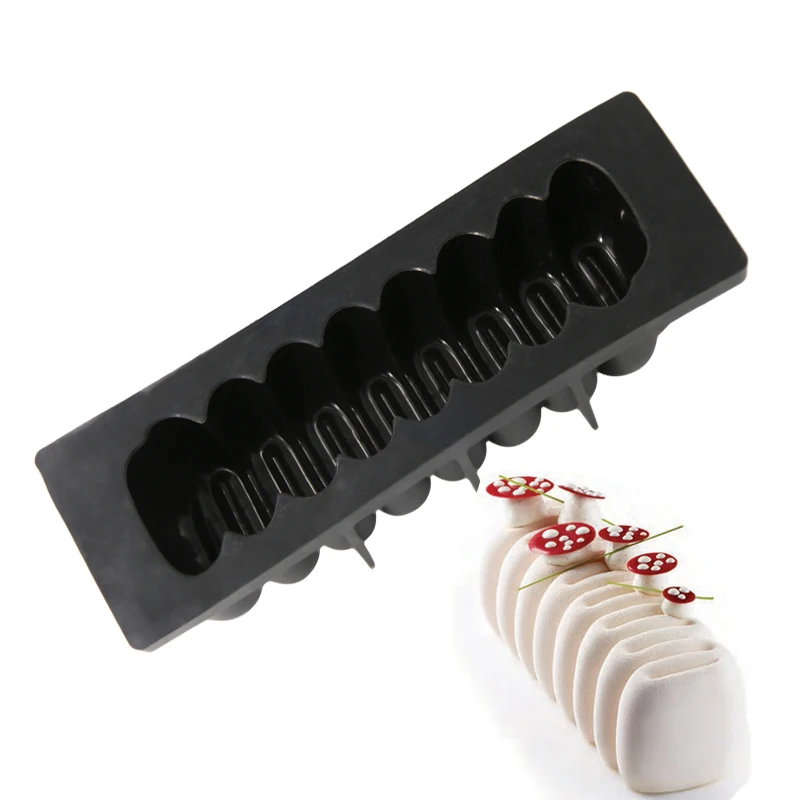 

1PCS Rectangle Shape Food Grade Silicone Bread Mould For Mousse Ice Creams Chocolates Chiffon Baking Supplies