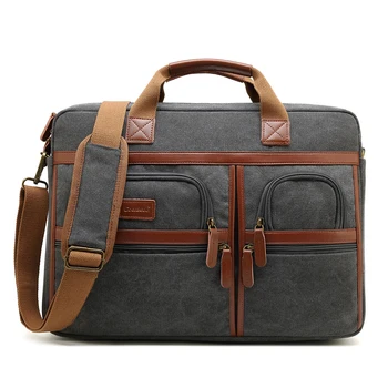 

2020 Newest Large Capacity Style Computer Bag Thick Waterproof 17 Inch Men And Women Hand Laptop Bag Cross-body Shoulder Bag