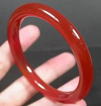 

Free shipping new hot Chinese Icy Red Agate JADE Bangle Bracelet