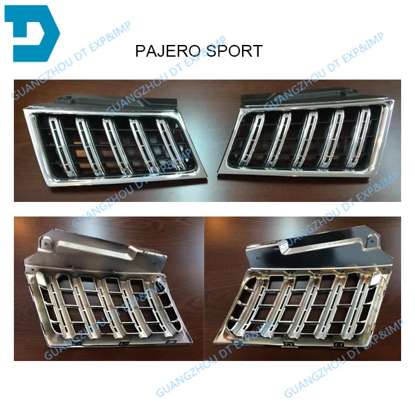 Grade dianteira para pajero sport amortecedor net