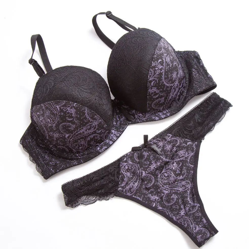 Bra Set EU US Plus size bra set Sexy girl small chest gathered to receive pair Bra Set thong Suggestive temptation underwear Bra Set EU US Plus size bra set Sexy girl small chest gathered to receive pair Bra Set thong Suggestive temptation underwear