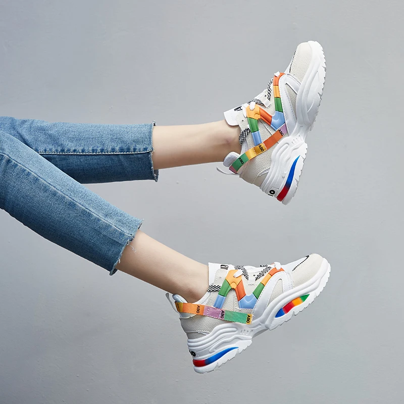 colorful womens sneakers