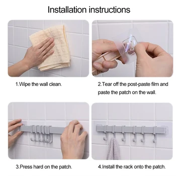 

2020 Vacuum Powerful Suction Cup Hook Adjustable Towel Rack Bathroom Hooks Wall-mounted Trace-free Multi-purpose Storage Rack