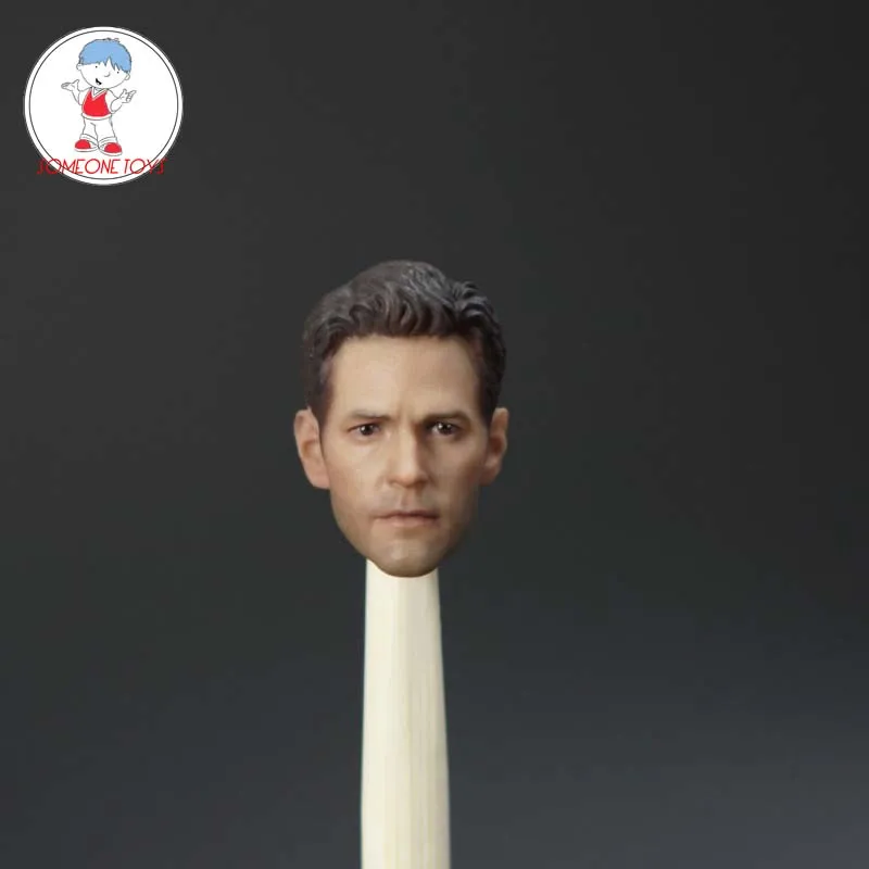 

1/12 Scale Male Head Sculpt Paul Rudd Head Sculpt Ant Man Headplay for 6 Inches SHF Action Figures