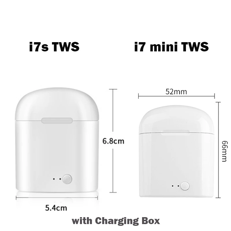 I7s TWS Bluetooth наушники-вкладыши беспроводная гарнитура i7 мини музыкальный наушник спортивные наушники с беспроводными наушниками зарядная коробка
