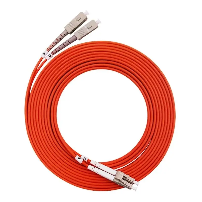 

5PCS/lot LC/UPC-SC/UPC fiber optic patch cordDuplex Multimode cable LC-SC optical fibre jumper