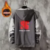 Sweat à capuche en velours pour homme, Costume automne-hiver, Costume masculin chaud, en coton, Hip Hop, à la mode ► Photo 3/6