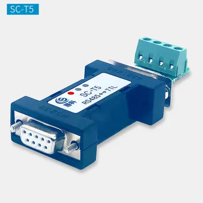 RS485 к ttl промышленный модуль ttl к RS485 адаптер конвертер мини SC-T5/SC-T5i - Цвет: Коричневый