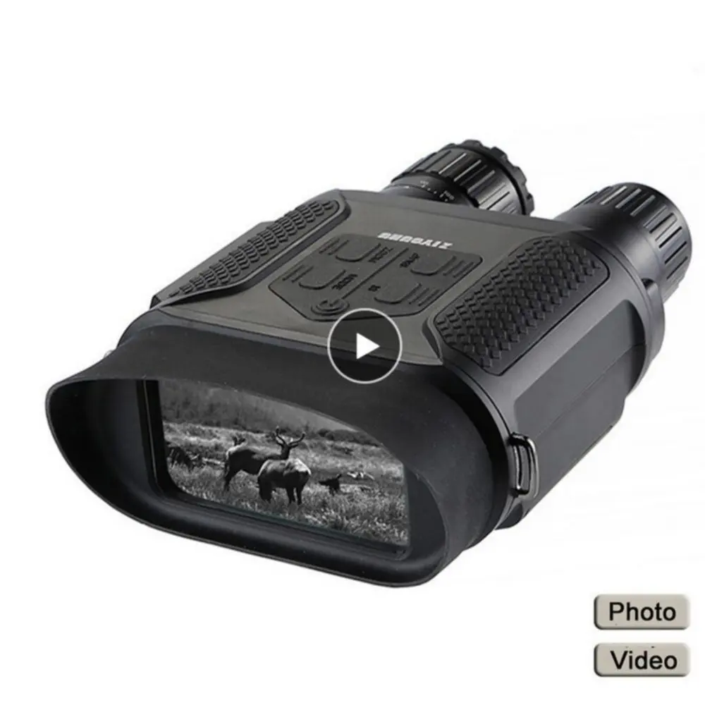 Инфракрасные цифровые очки ночного видения камера ручной бинокль видео запись инфракрасная камера NV400B широкоформатный