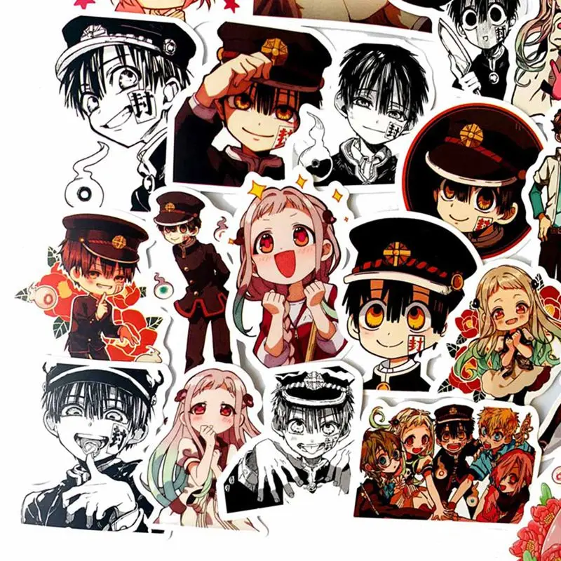

50Pcs/Pack Anime Toilet-Bound Hanako-kun Anime Manga Stickers Suitcase Guitar Sticker