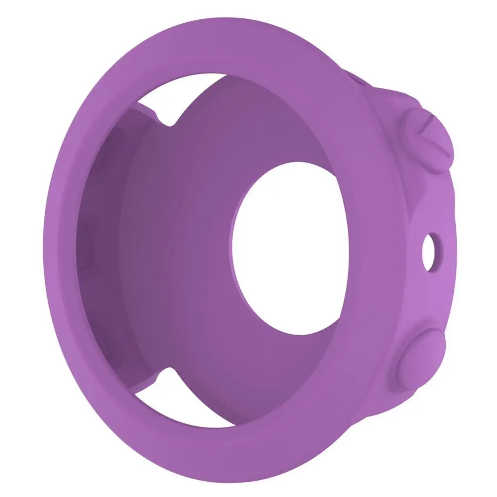 Силиконовый защитный чехол крышка браслет оболочка браслета для Garmin Fenix 5 умная Защитная пленка для часов чехол - Цвет: Purple