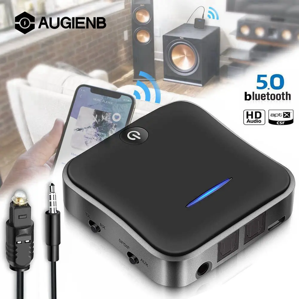 3,5 мм 2RCA HD bluetooth 5,0 аудио передатчик приемник беспроводной адаптер/AUX/LL/HiFi для наушников Автомобильный Динамик ТВ