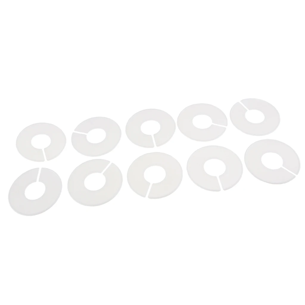 10 Pieces 11 Colors Clothing Size Dividers Round Hangers Closet Dividers, Durable, thick and sturdy