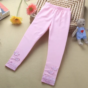 

Comfortable Lyocell PantsStretch Warm Leggings Trousers Toddler Kids Girl Baby Butterfly Cotton