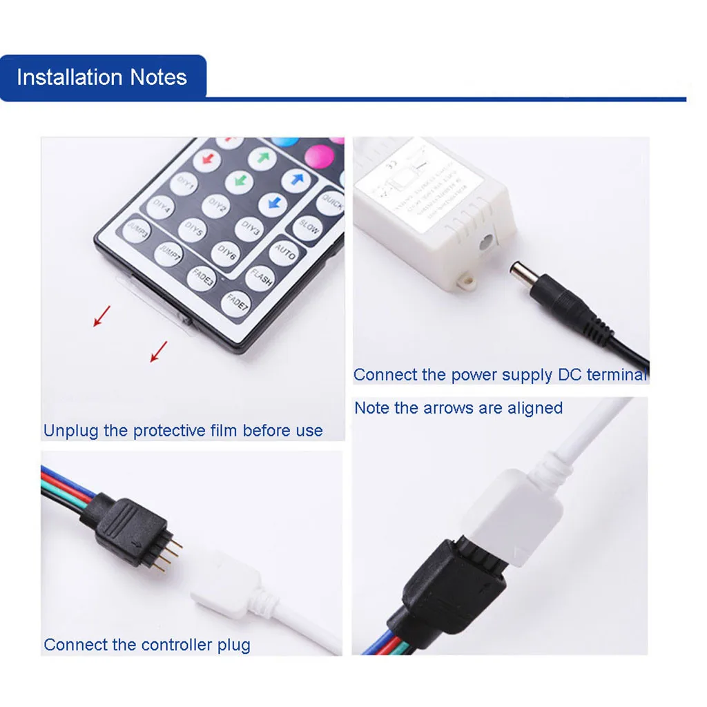 5 метровая не водонепроницаемая гибкая изменяющая цвет Rgb Smd 3528 300 светодиодов