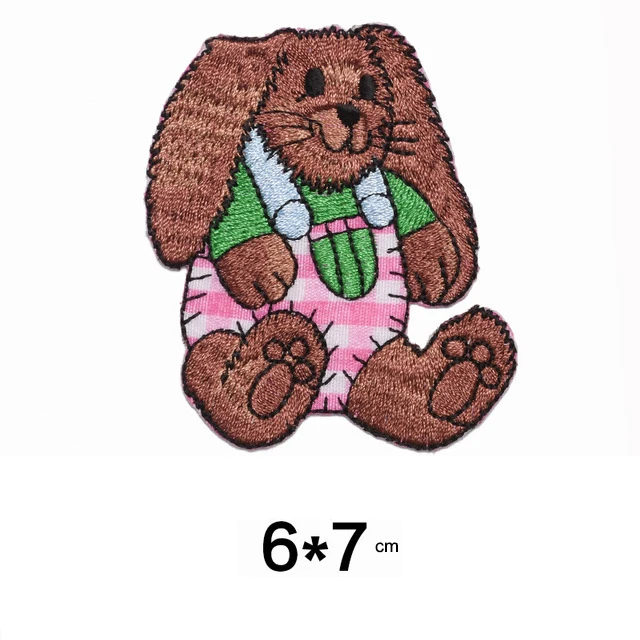 Bear pattern embroidery patches DIY Iron on patches on clothes