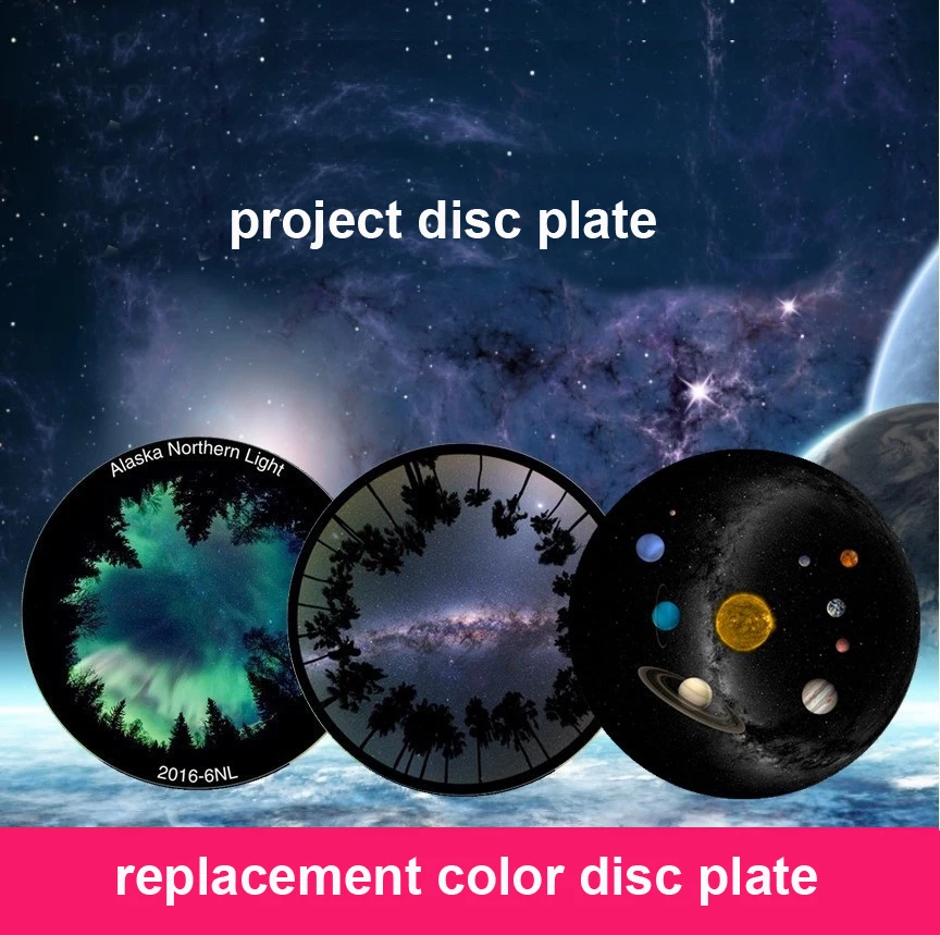 original classic replacement color disc plate projectors planetariums Alaska northern light Projection images moon star galaxies