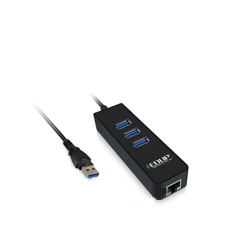 HOT-EDUP USB 3,0 концентратор супер скорость внешний 3 порта Usb разветвитель Usb Ethernet адаптер для Macbook Air ноутбук ПК компьютер Usb концентраторы