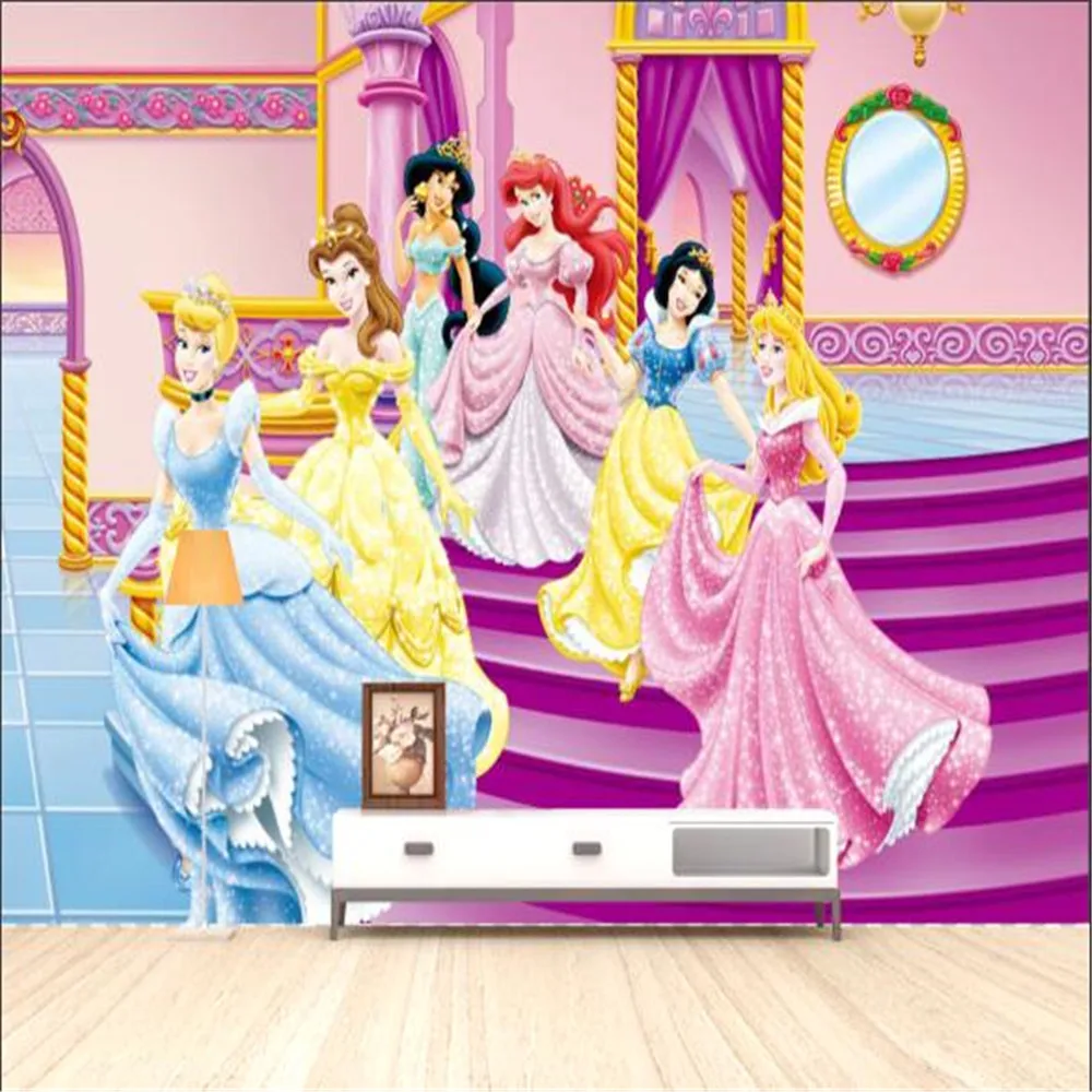 

Milofi custom decoration 3D calico vinyl children's room girl room wallpaper mural background wall