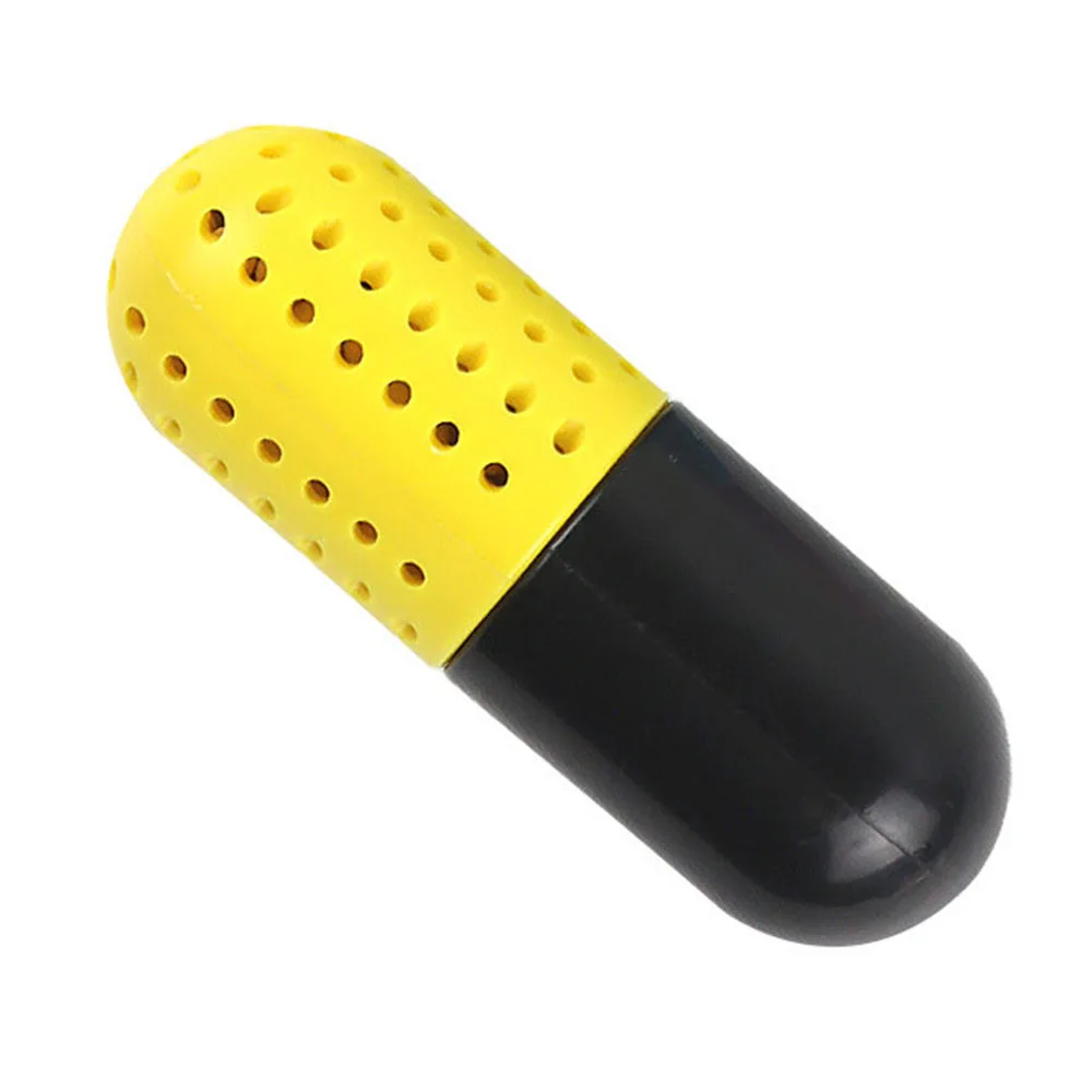 Абсорбирующий дезодорант для обуви в форме капсулы осушитель ящик обуви комнаты углерода дезодорирующая Сушилка инструмент - Цвет: Цвет: желтый