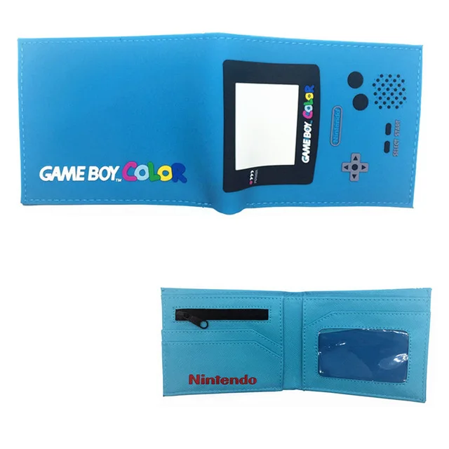 Game Wallet Game Boy Color 3d Design Coin Purse  PVC PU Short  Wallet 