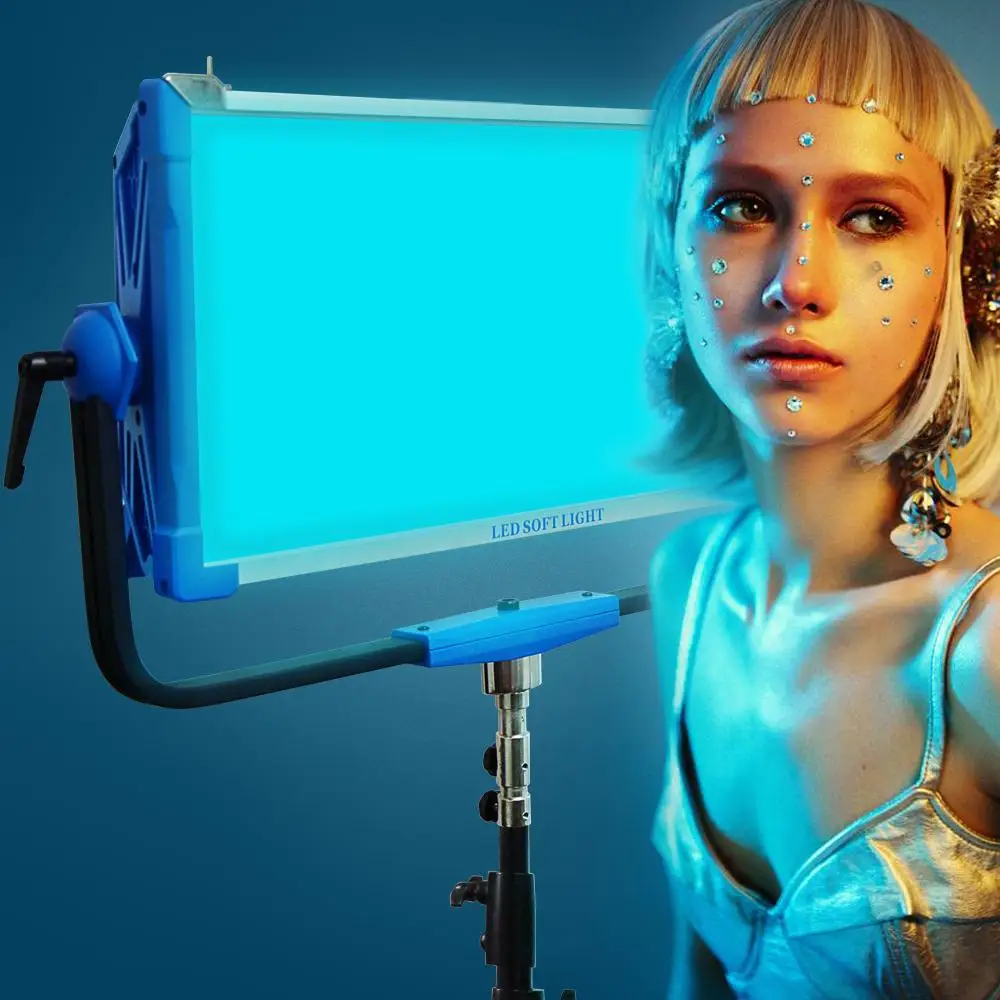 

Yidoblo AI-3000C 300W DMX LED RGB panel light broadcast Lamp F Film Photography Studio Lighting with wireless Bluetooth Control