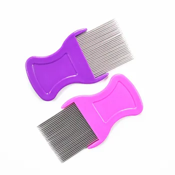 

Professional Stainless Steel Pet Lice Flea Comb Louse for Head Lice Treatment Dog Grooming Comb WB2826