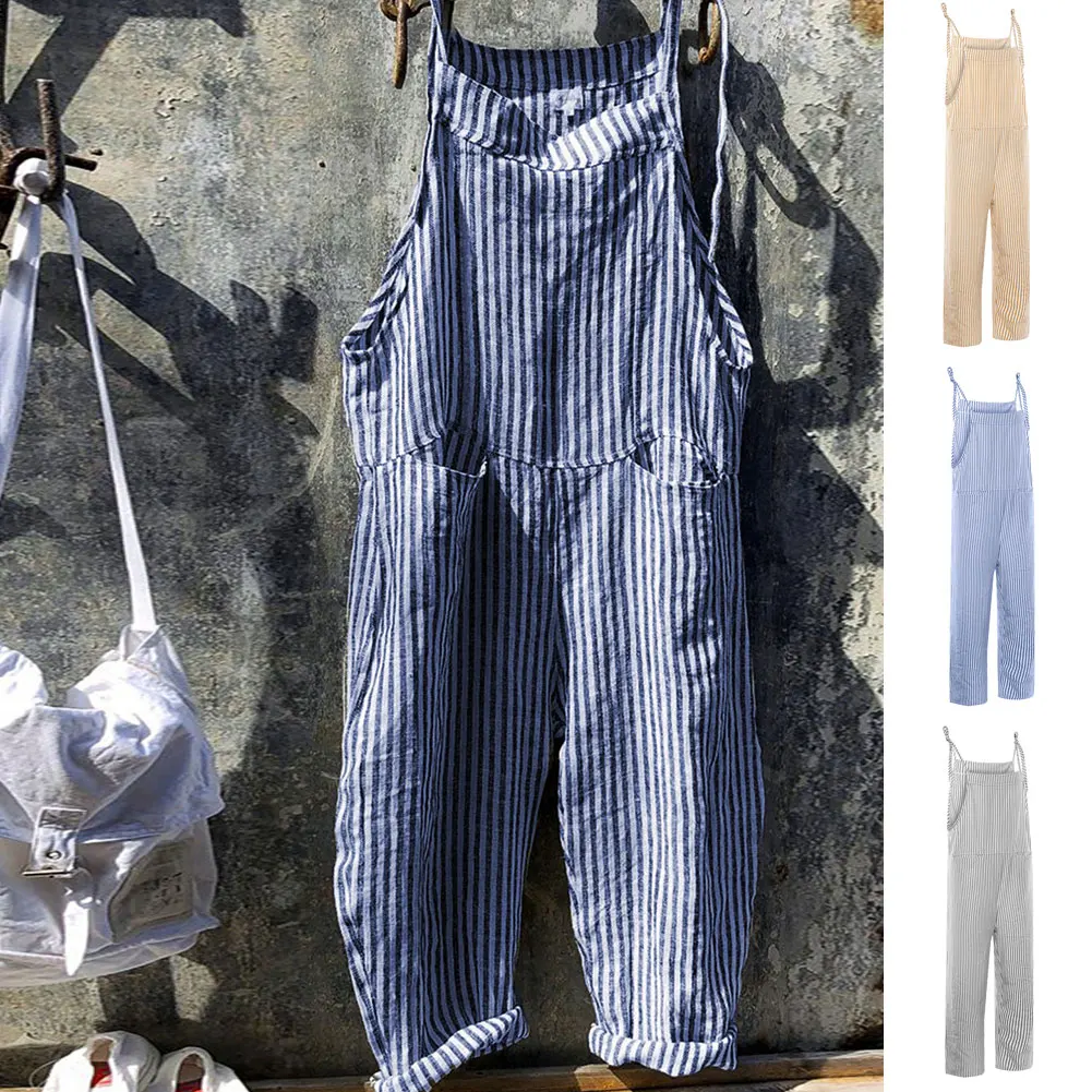 mens linen dungarees