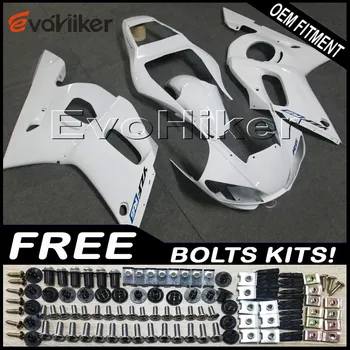 

Custom motorcycle fairing for YZF-R6 1998-2002 ABS plastic motorcycle hull white+gifts