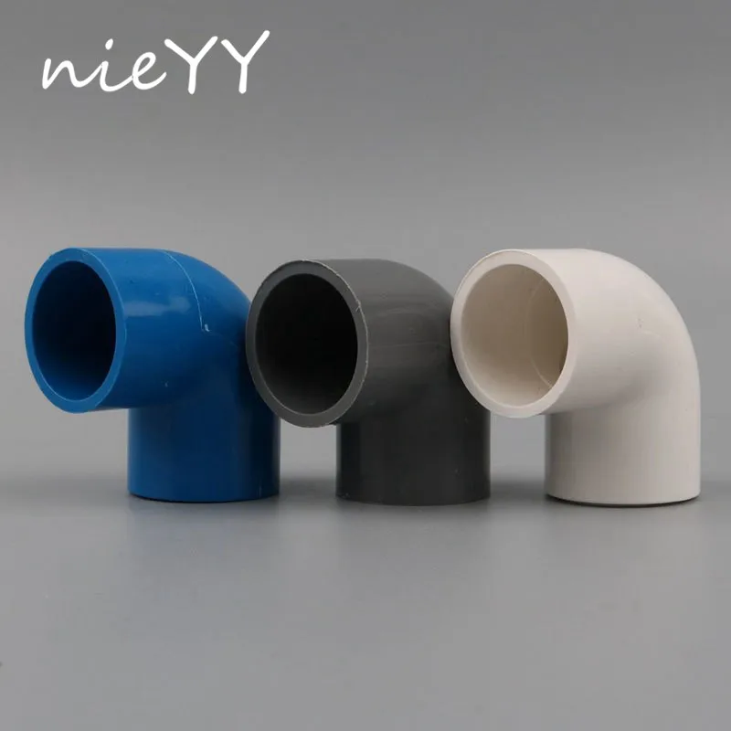 

1pc PVC NIEYY 40mm Elbow Connector Water Supply Pipe 90 Degree Elbow Joint Water Tube Adapter Garden Irrigation Pipe Accessories