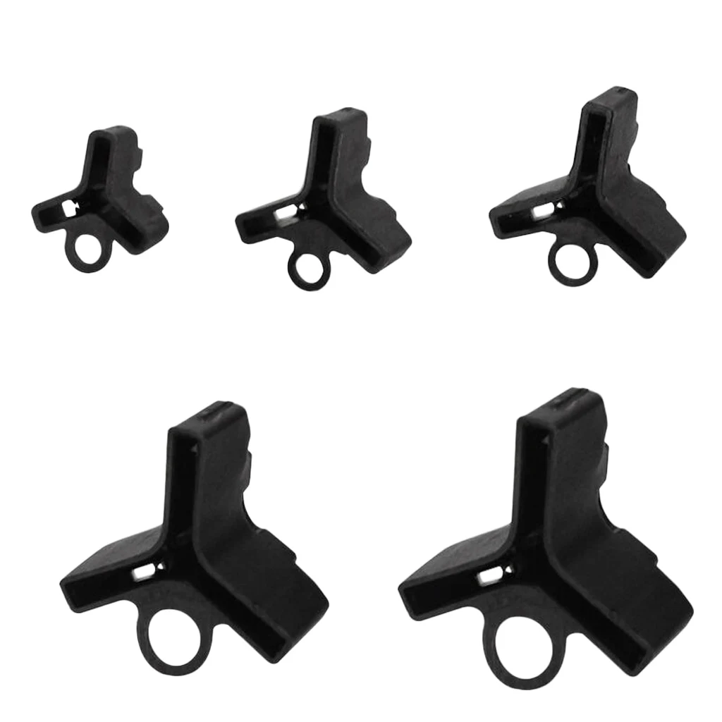 100pcs Treble Hook Covers Fishing Hook Protectors Safety Holder Bonnets 5 Sizes for Choose Fishing Accessories