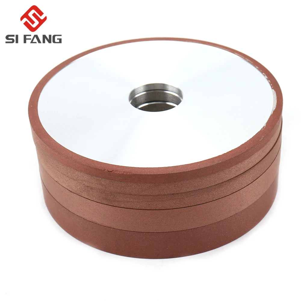 150mm Parallel Diamond Grinding Wheel Grinding Disc for Tungsten Steel Milling Cutter Tool Grit 150-400 Thickness 6-25mm