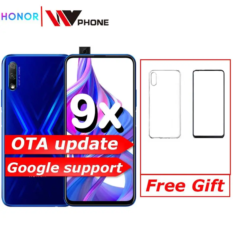 28924.12руб. 22% СКИДКА|Honor 9x 9x pro, смартфон Kirin 810, четыре ядра, 6,59 дюймов, полный экран, 48мп, две камеры, 4000 мАч, GPU Turbo, мобильный телефон-in Мобильные телефоны from Мобильные телефоны и телекоммуникации on AliExpress 