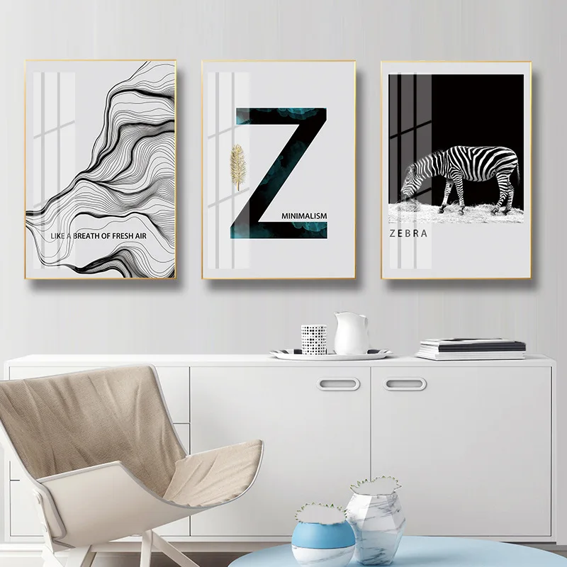 

Light Luxury Minimalist Modern Living Room Sofa Wall Painting Glorious Abstract Decorative Painting Hotel Bedroom Model Room Han
