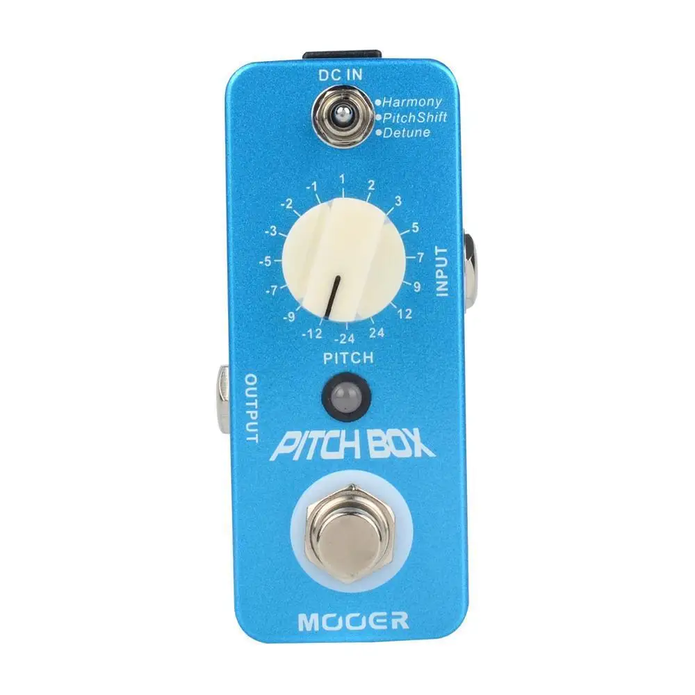 

Mooer Pitch Box guitar effects pedal 3 Effects Modes Harmony/ Pitch Shift/ Detune True bypass Full metal shell
