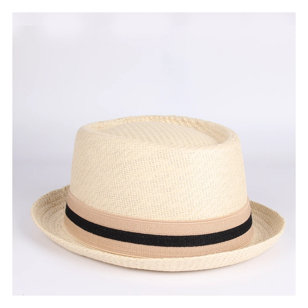 Sombrero de paja con visera enrollable para hombre y mujer, Sombrero de  Panamá para el sol, ideal para la playa, Verano - AliExpress