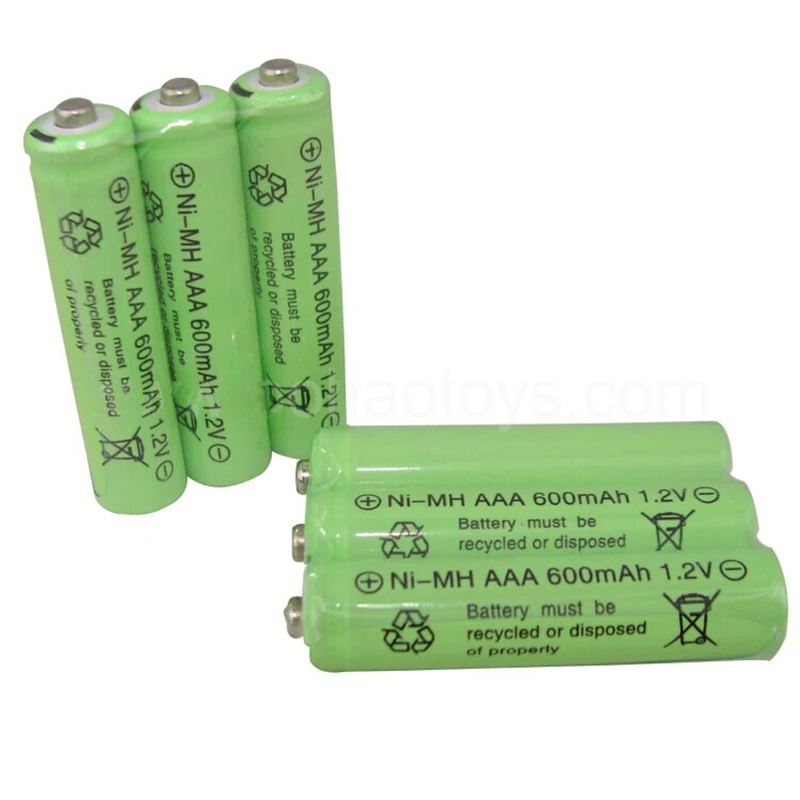 2 шт./лот 1 v 600mAh AAA перезаряжаемая батарея с дистанционным управлением игрушка Ni MH