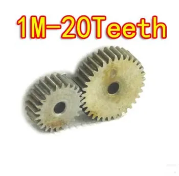

Diameter:22mm 1M-20Teeth Flat steel small modulus motor spur gear .--hole d:6mm