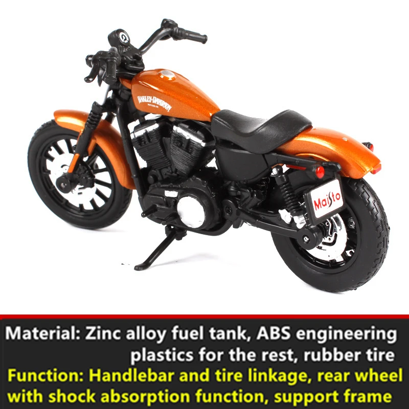 Maisto 1:18 мотоцикл Harley оригинальная Авторизованная модель мотоцикла из сплава игрушечный автомобиль Коллекционирование