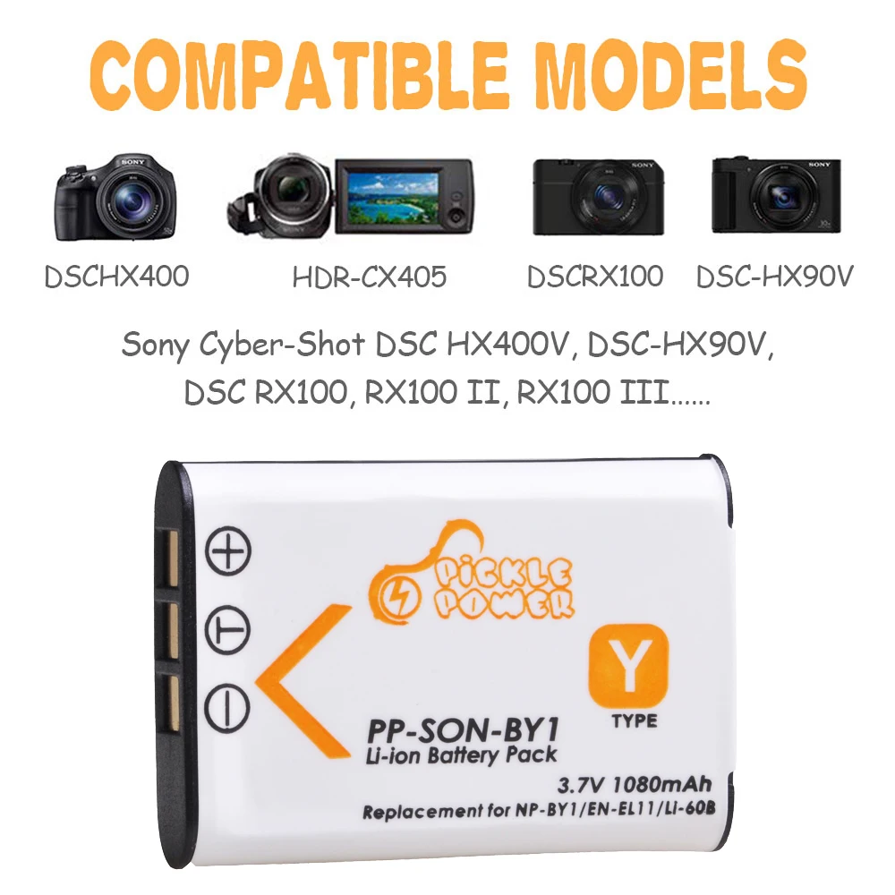 2 шт. зарядное устройство NP BY1 с аккумулятором и жк дисплеем USB для Sony Nikon в