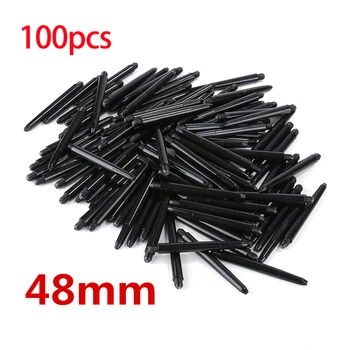 

100PCS Dart Shafts New Portable Duarble Top Quality Medium Black Plastic Soft Darts Stems Throwing Toy Game For Harrows Indoor