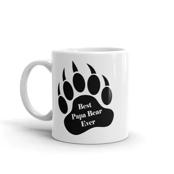 

Dad Papa Bear Mugs Beer Travel Cup Coffee Tea Cups Home Decor Novelty Friend Gift Birthday Gifts
