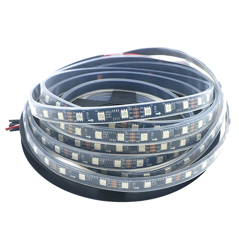 SZYOUMY WS2811 5050 прокладки СИД светильник 12v 30/60 Led/m 2811 Пиксели программируемый индивидуальные адресная система Светодиодная лента светильник