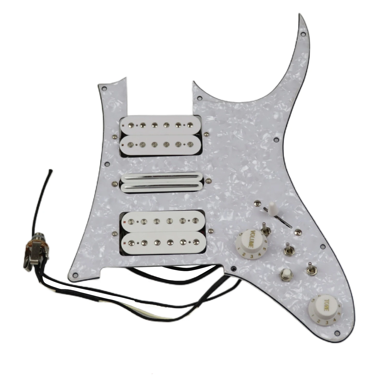 

Предварительно проводной нажимной захват для гитары Humbucker Alnico 5 HSH 4C жгут проводов Push-pull Набор для IBAZ RG серии
