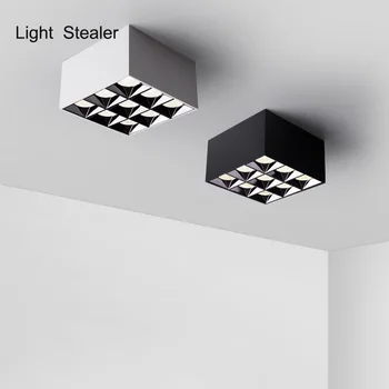 

Minimalist Surface Mounted Spotlight No Main Lamp Design For Parlor Bedroom AC85-265V Grille Ceiling Light Fixture