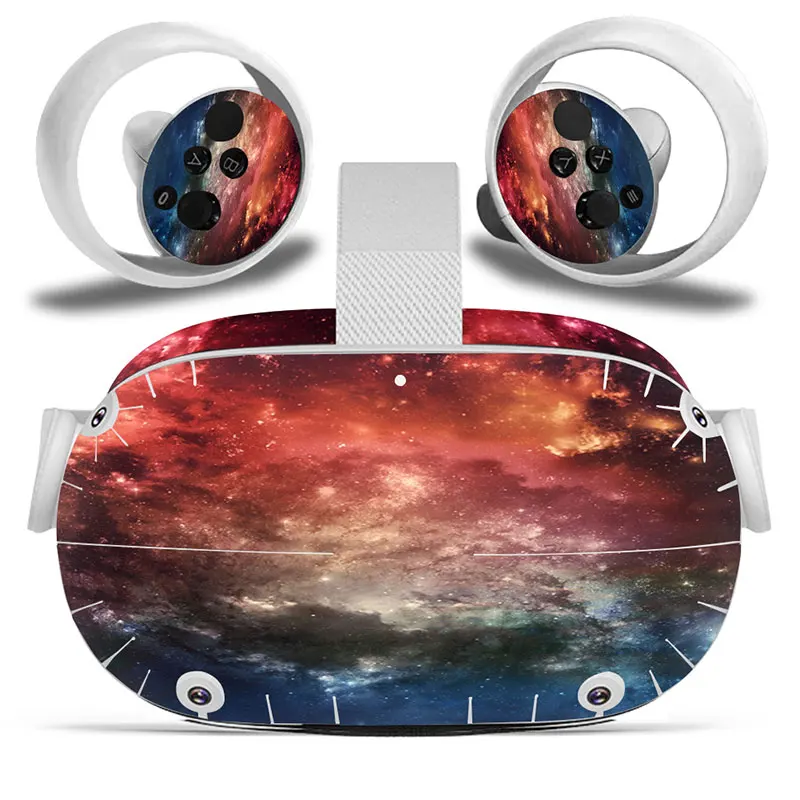 Sky design for Oculus Quest 2 VR Sticker Headset Virtual Reality Decals Protective PVC Skin for Oculus Quest 2 VR skin sticker 