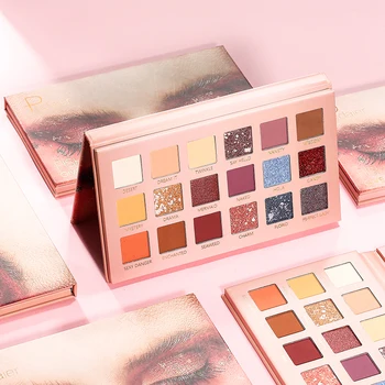 

18 Colors Waterproof Palette Eye Shadow Matte Beauty glazed Makeup Eye Shadow Cosmetics Make up Blush Tool the shadows TSLM1
